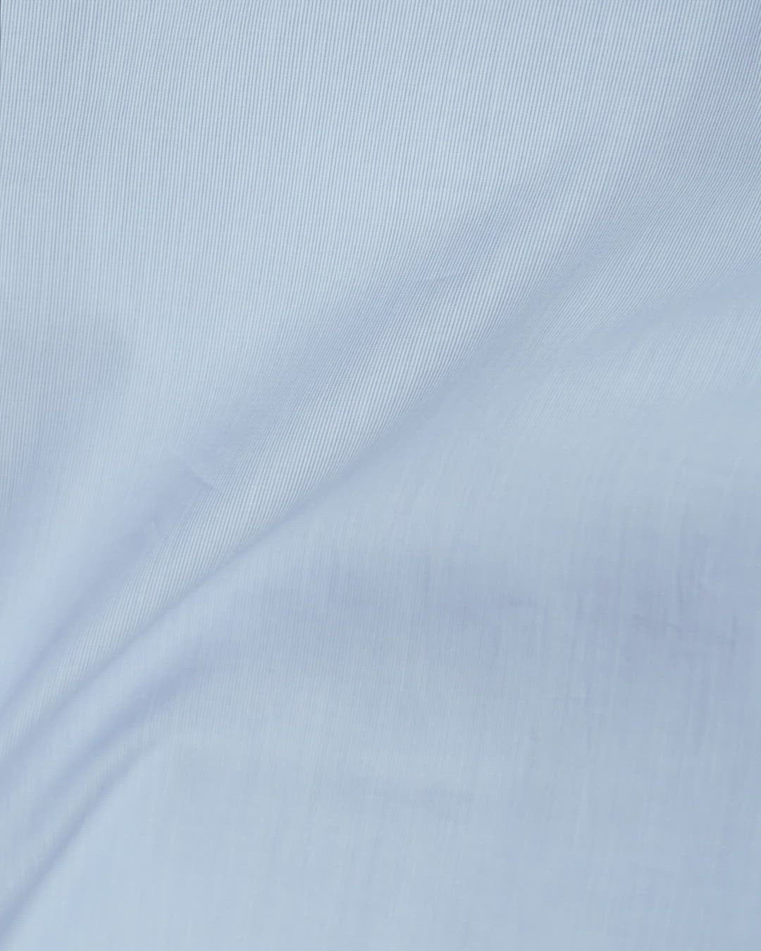 Wall Street pillow case | Light blue mini stripes Poplin