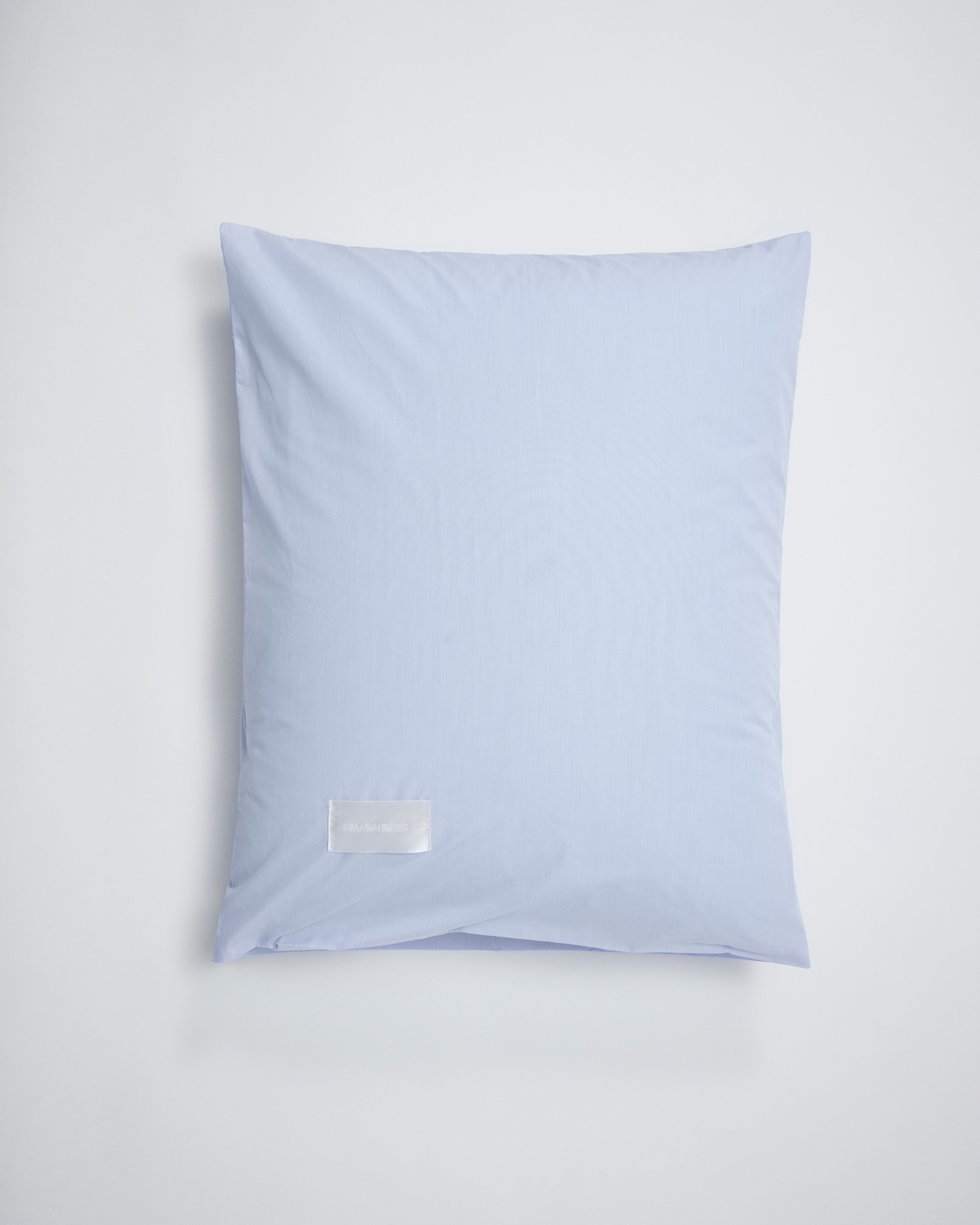 Magniberg Wall Street Pillow Case Light Blue Mini Stripes | Magniberg