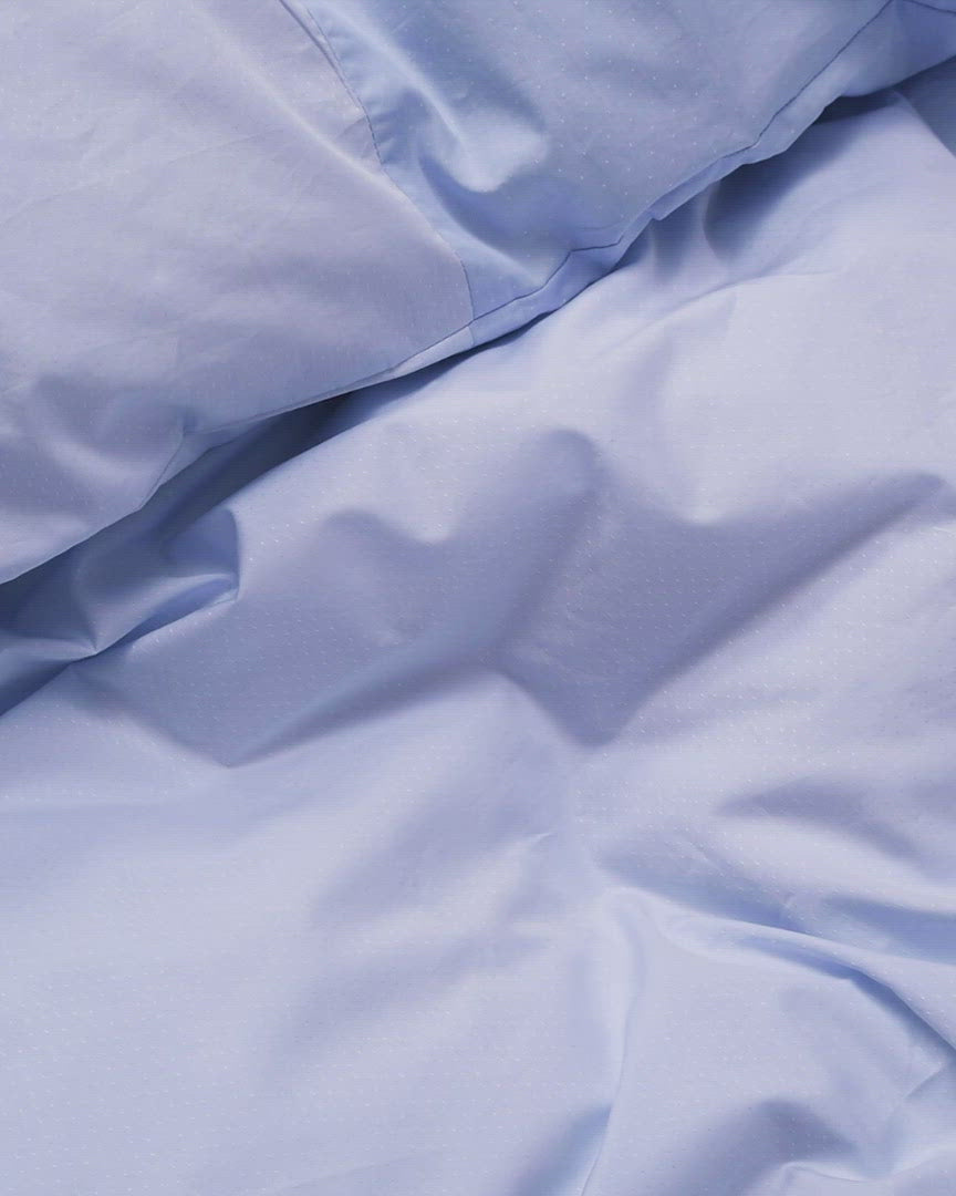 Wall Street duvet cover | Half & half dots Jacquard