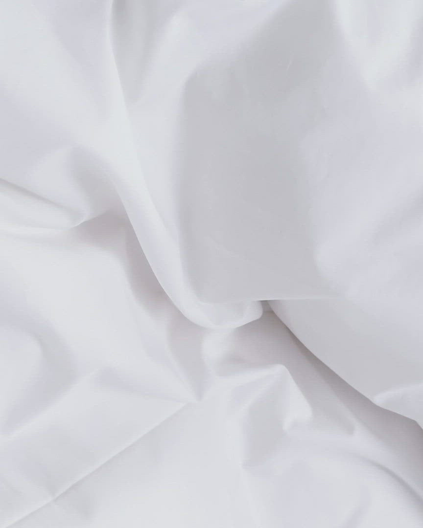 Pure duvet cover | White Poplin